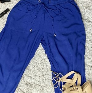 Blue trousers